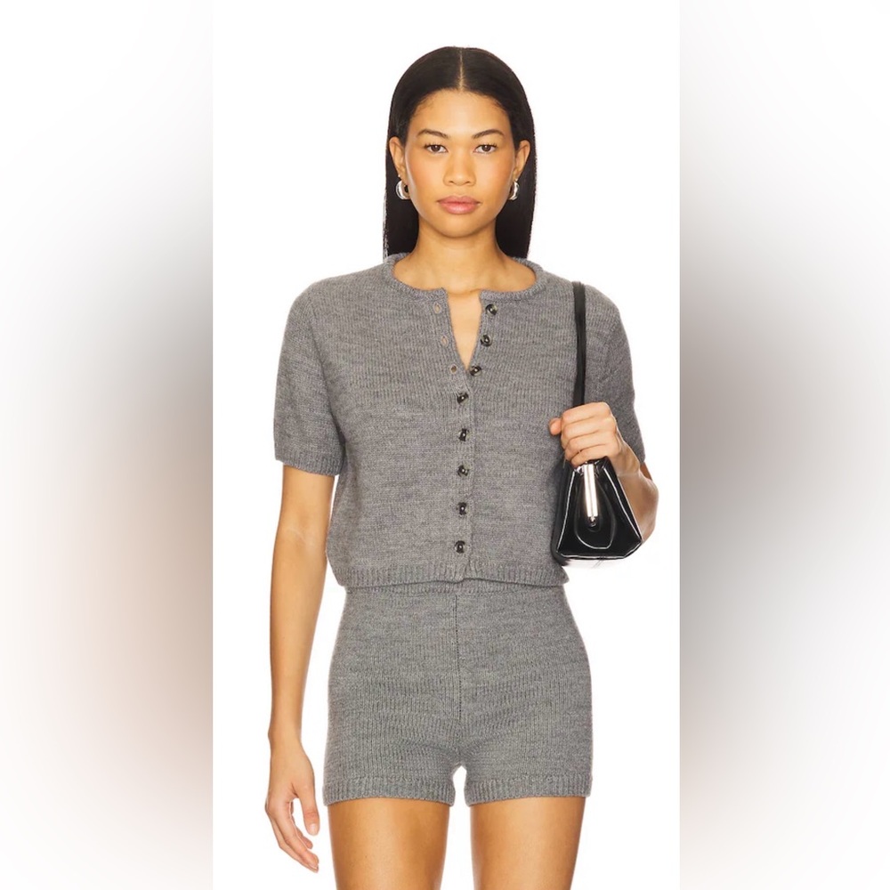 The Pearson Cardigan in Slate